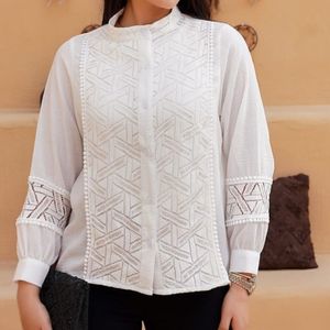 قیمت شومیز فلورا زنانه لینن و دانتل