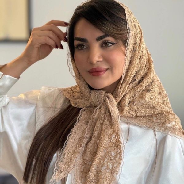 روسری سه گوش گیپور دوردانتل