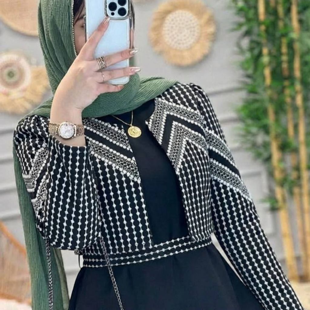 خرید انلاین کت و سارافن زنانه  طرح نبات