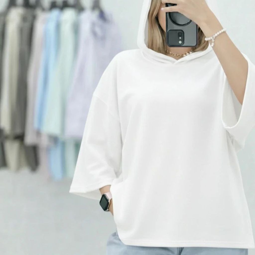 قیمت تیشرت زنانه و دخترانه لانگ کلاهدار