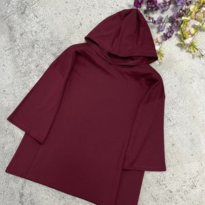 خرید انلاین تیشرت زنانه و دخترانه لانگ کلاهدار