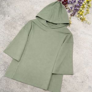 تیشرت زنانه و دخترانه لانگ کلاهدار