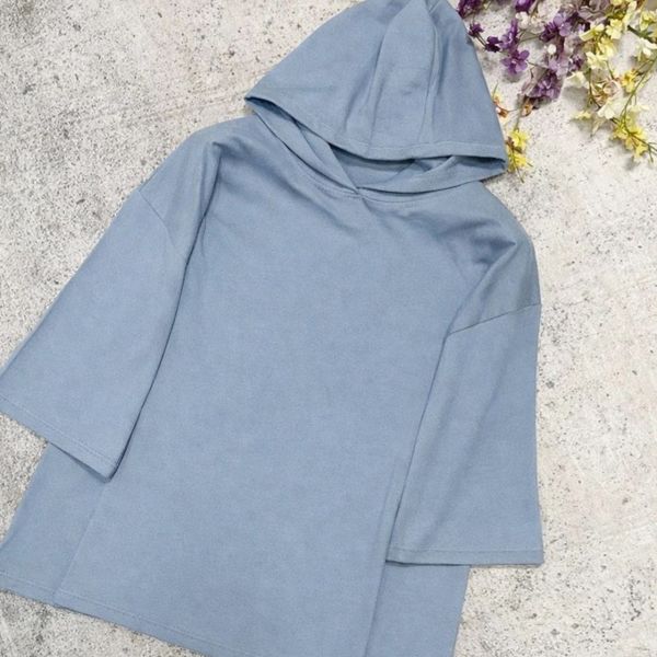 تیشرت زنانه و دخترانه لانگ کلاهدار