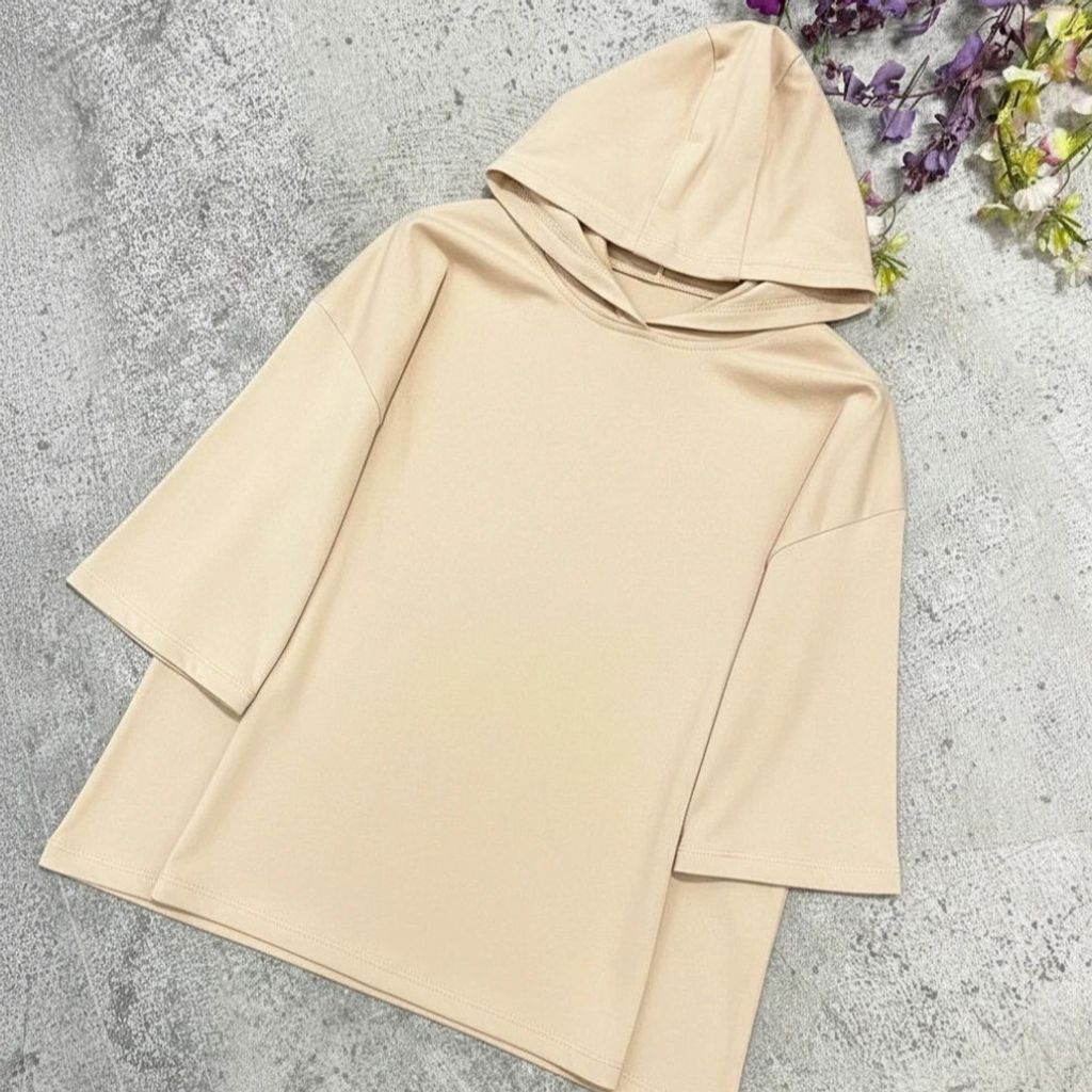 خرید آنلاین تیشرت زنانه و دخترانه لانگ کلاهدار