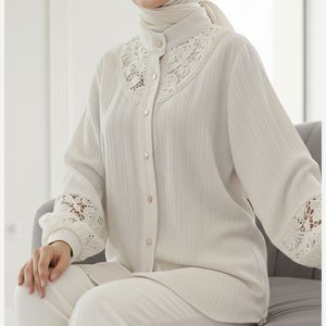 خرید اینترنتی قیمت شومیز مجلسی ملورین سفید