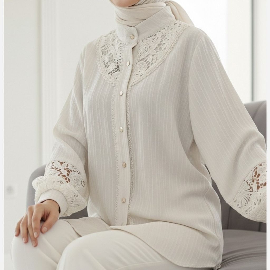 قیمت شومیز مجلسی ملورین سفید