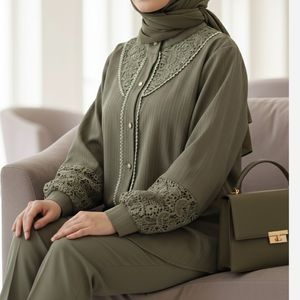 شومیز مجلسی ملورین سبز