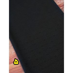 خرید اینترنتی پارچه ساتن ژاکارد مشکی