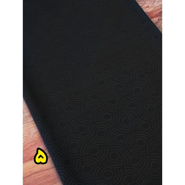 پارچه ساتن ژاکارد مشکی