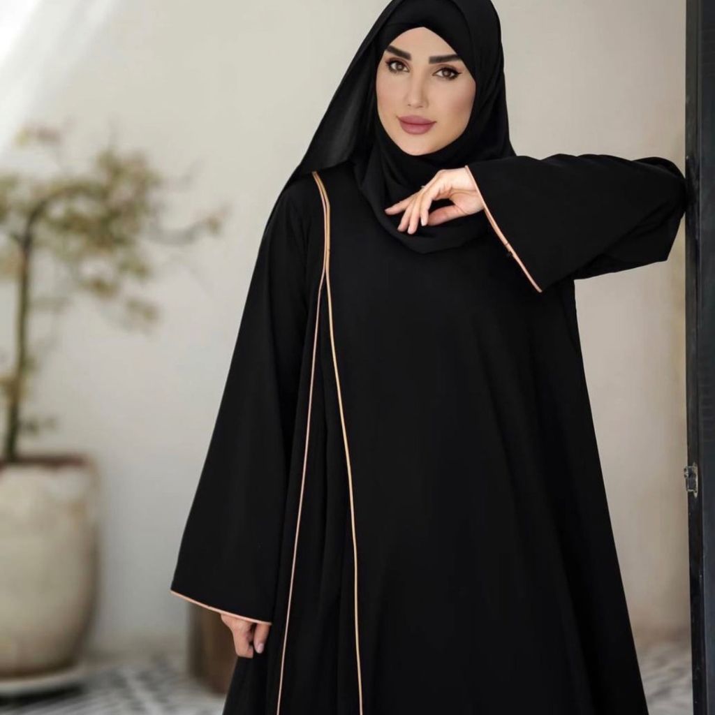 خرید انلاین عبا زنانه طرح مغزی دوز