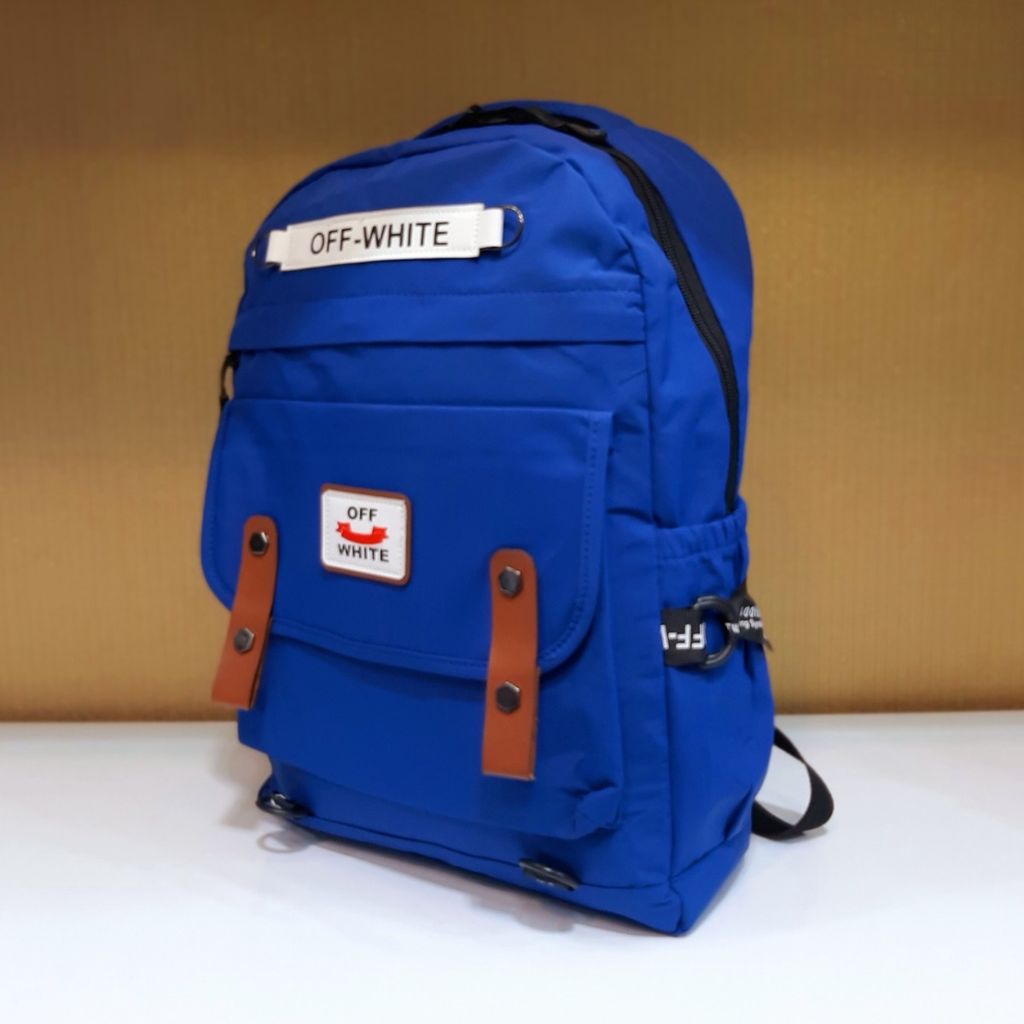 مشخصات کوله پشتی off White رنگ آبی