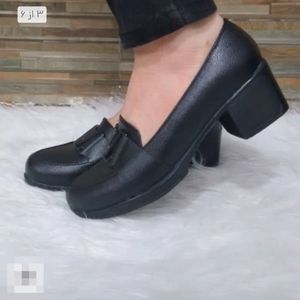 خرید آنلاین کفش زنانه دخترانه اداری شیک پاشنه 5 سانت پیو سبک نرم قابل انعطاف