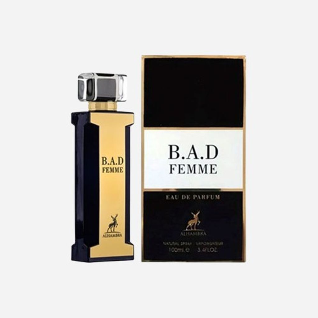 خرید اینترنتی ادکلن بد فمی مدل گودگرل مشکی الحمبرا 100 میل (BAD FEMME ALHAMBRA)