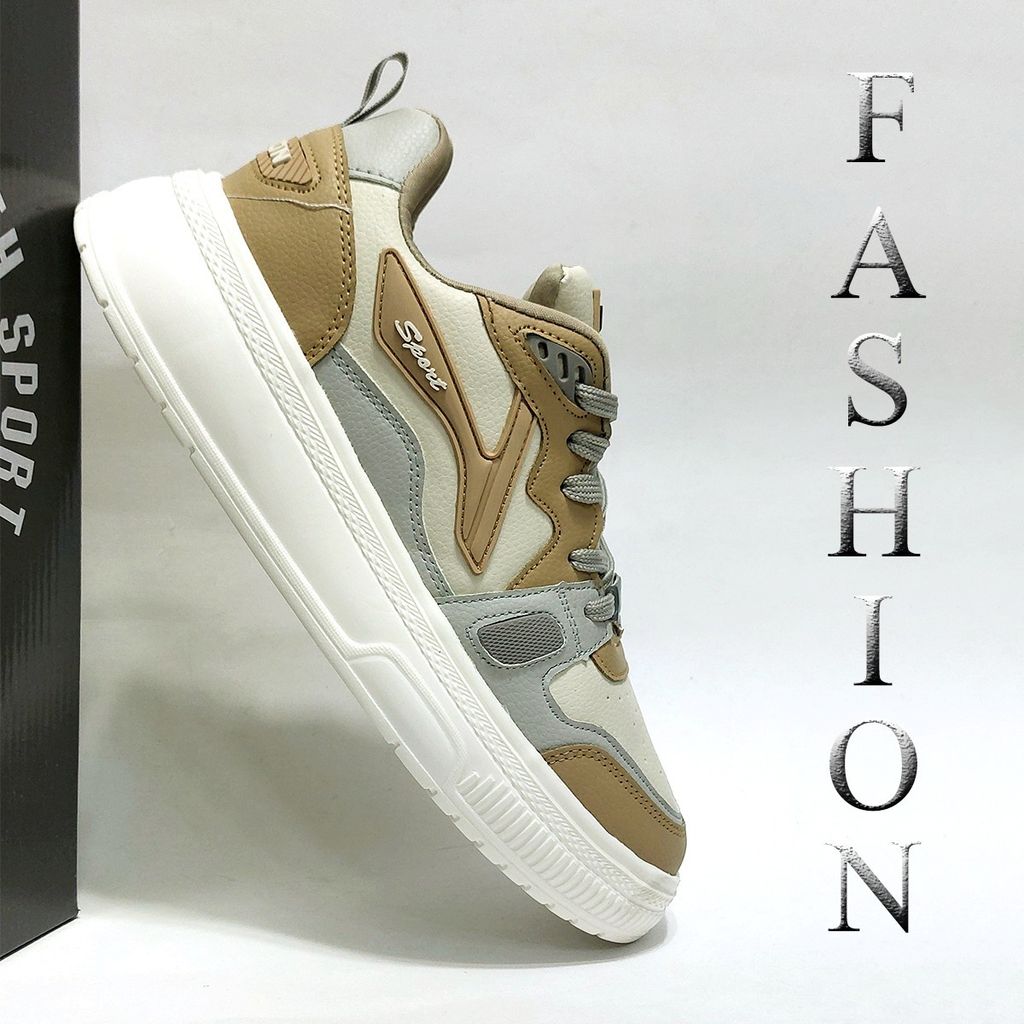 قیمت کتانی اسپرت فشیون کرم کاراملی با کیفیت بالا Fashion Sport