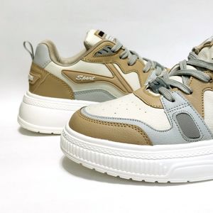 خرید آنلاین کتانی اسپرت فشیون کرم کاراملی با کیفیت بالا Fashion Sport