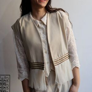 جلیقه زنانه لینن سنتی بهار