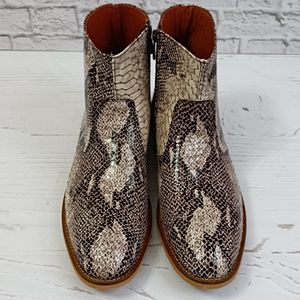 خرید آنلاین نیم بوت مردانه رسمی خاص چرم طبیعی آلپاین پوست ماری ترک