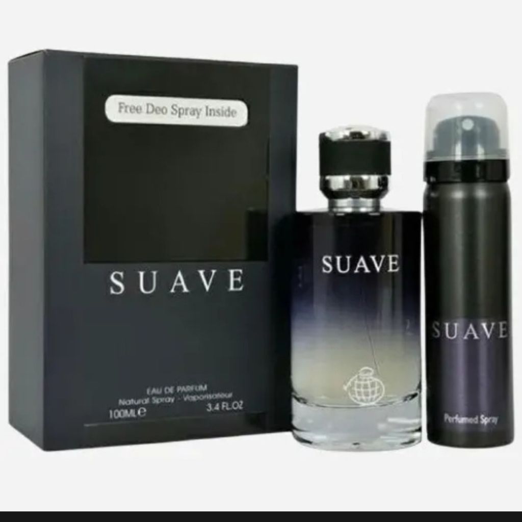 خرید آنلاین ادکلن ساواچ همراه با اسپری فرگرانس 100 میل (SUAVE FRAGRANCE)