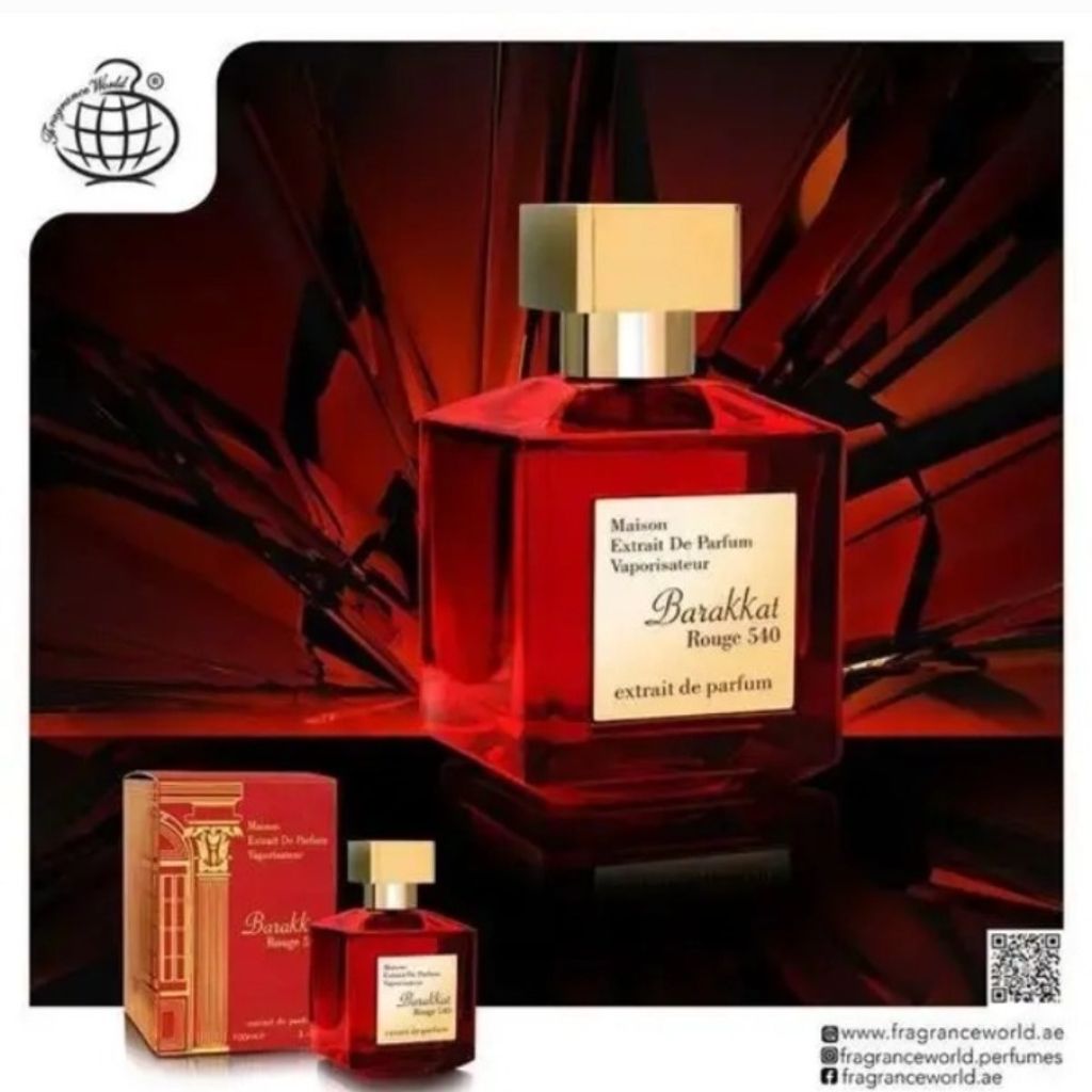 مشخصات ادکلن مردانه وزنانه باکارات رژ 540 قرمز فرگرانس (BARAKKAT ROUGE 540 FRAGRA