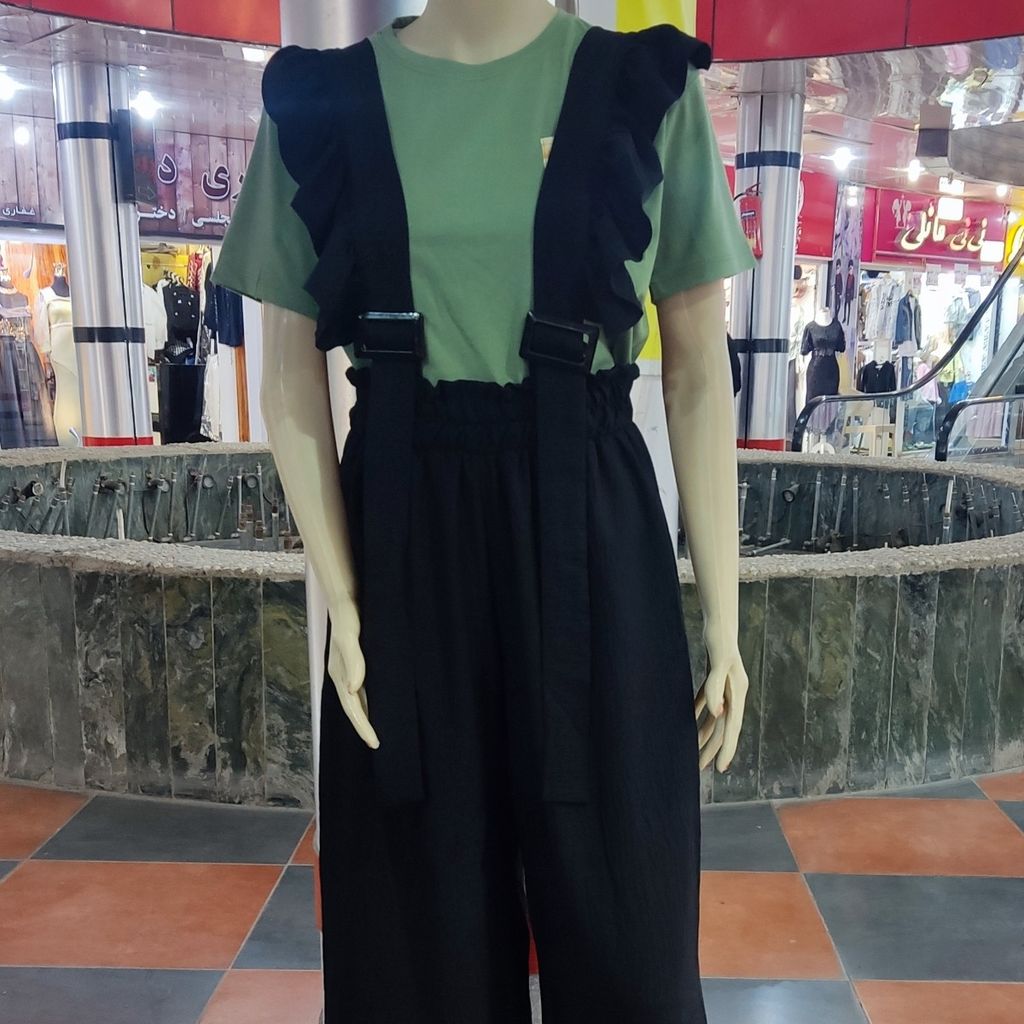 قیمت ارزان شلوار زنانه ساسبندی ابر و بادی