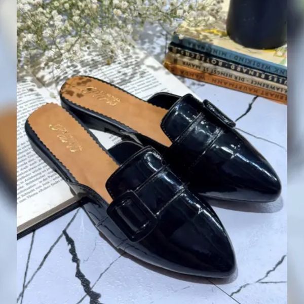 اسلیپر جلوبسته کمربندی ورنی کد 0035