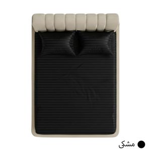 روتختی هتلی ساده آدلانته(ADL) رنگ مشکی عرض 180+ 2 عدد روبالشی