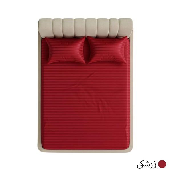 روتختی هتلی جدید آدلانته(ADL) رنگ زرشکی عرض 180+ کش نگدارنده