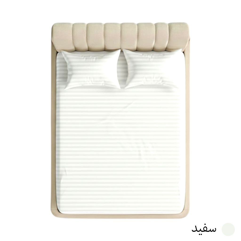 خرید اینترنتی قیمت روتختی هتلی سفید آدلانته(ADL) عرض 160 2نفره 3تکه