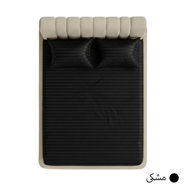 روتختی هتلی مشکی آدلانته(ADL) عرض 160 2نفره 3تکه