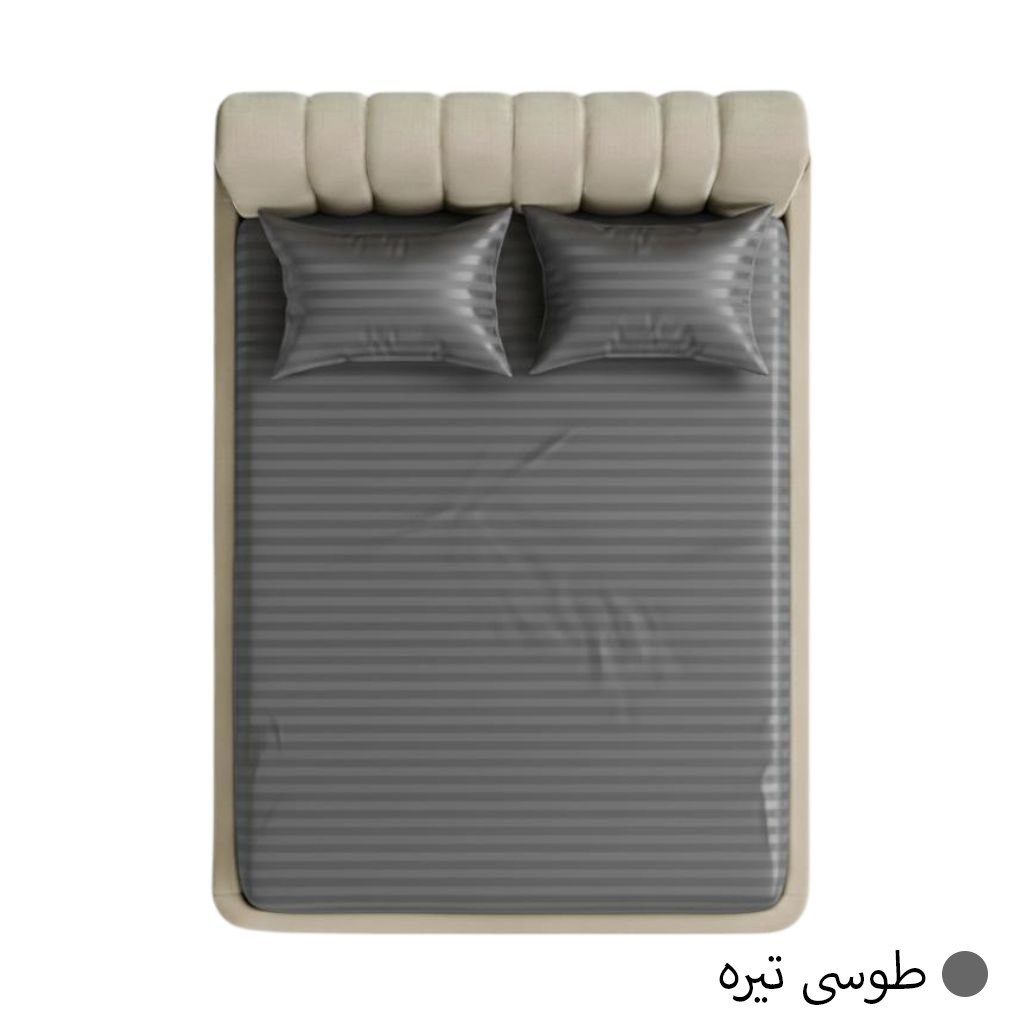 خرید اینترنتی قیمت روتختی هتلی خاکستری آدلانته(ADL) عرض 160 2نفره 3تکه