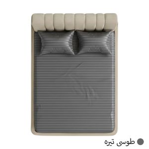 روتختی هتلی خاکستری آدلانته(ADL) عرض 160 2نفره 3تکه