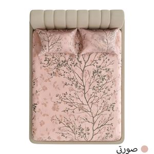سرویس خواب صورتی آدلانته(ADL) طرح سروناز عرض160 + 2 روبالشی پاکتی