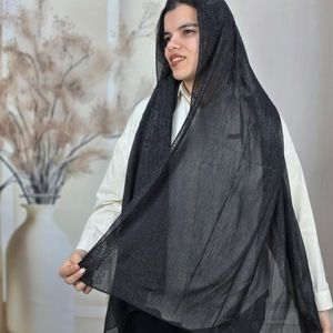خرید آنلاین شال وارداتی مشکی نگین کوب مزونی