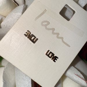 مشخصات گوشواره loveمیخی کد3