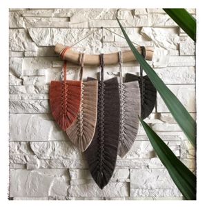 دیوارکوب‌برگ مکرومه طرح کوالا