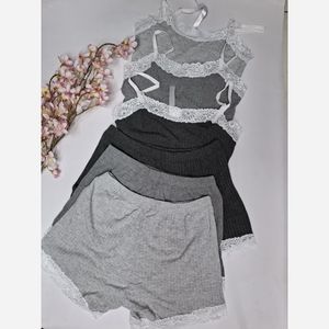 ست تاپ شورتک کبریتی کد 13/17