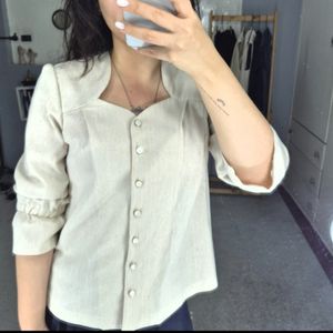 خرید انلاین شومیز زنانه لینن دلبر خانم