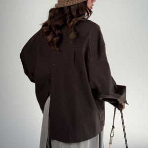 خرید آنلاین شومیز لینن پشت چاک کد 220631