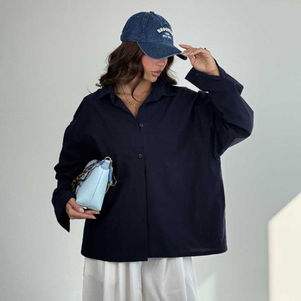 شومیز لینن پشت چاک کد 220631