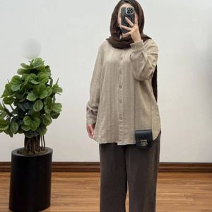 خرید اینترنتی شومیز تونیک مانتویی مهربان