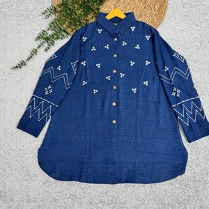خرید اینترنتی مانتو گلدوزی بهار