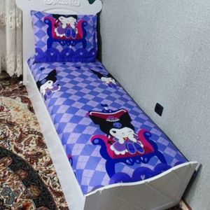 روتختی دخترانه کرومی روکش تشک یک نفره دخترانه کرومی کورومی نیم ست kuromi