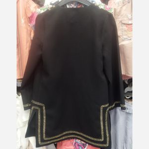 خرید اینترنتی قیمت کت یا مانتو کتی کرپ زنانه  مشگی   
