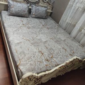 مشخصات روتختی  دونفره طرح ماربل روکش تشک دونفره طرح ماربل