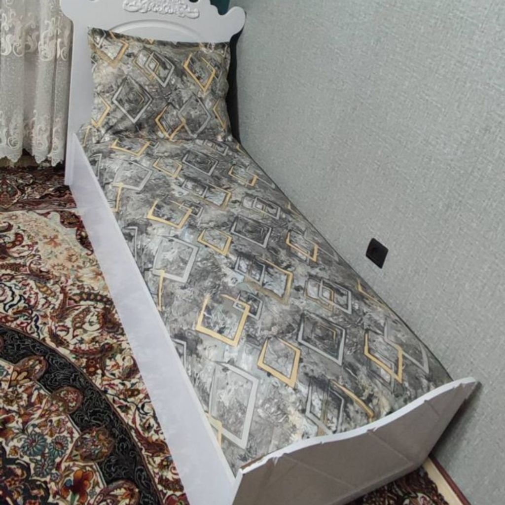 قیمت روتختی یکنفره کرم قهوه ای روکش تشک یکنفره کرم قهوه ای نیم ست روتختی کرم قه