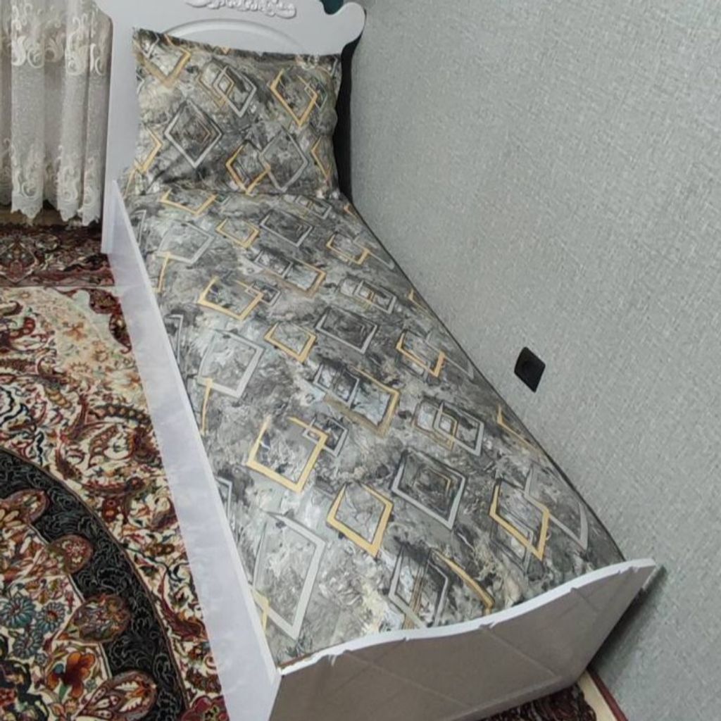 فروش اینترنتی روتختی یکنفره کرم قهوه ای روکش تشک یکنفره کرم قهوه ای نیم ست روتختی کرم قه