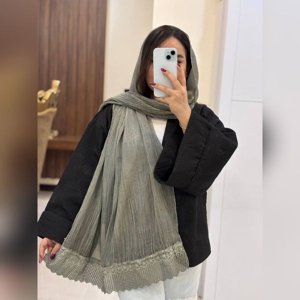 شال بهاره سنگشور دستک دانتل