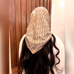 خرید اینترنتی مینی اسکارف تمام نخ بهاره
