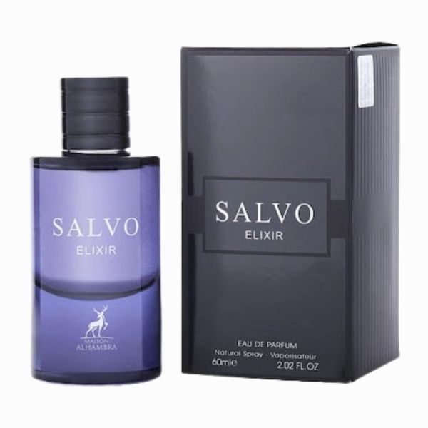 ادکلن ساواچ الکسیر الحمبرا 60 میل (SALVO ELIXIR ALHAMBRA)