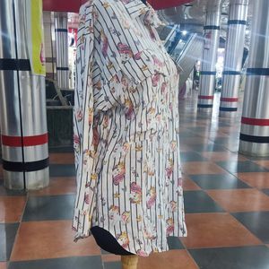 تونیک مانتویی نخی زنانه